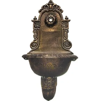 V/2739 Litinová výlevka závěsná 76x42x24cm 15kg bronz patina, V/2739