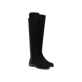 Dámské kozačky Mušketýrky Stuart Weitzman 5050 Bold Boot SG654 Černá 37