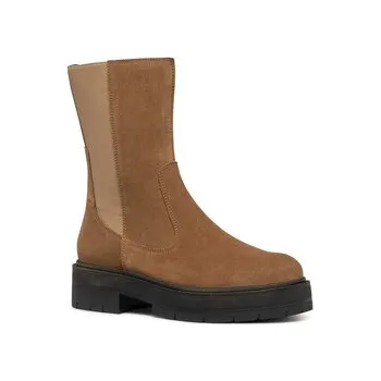 Dámské kozačky Polokozačky Geox D Spherica Ec7 D36VDK 00022 C6372 Hnědá 37