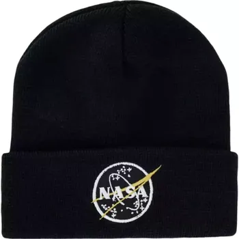 Kšiltovka Alpha Industries NASA Beanie (black) čepice