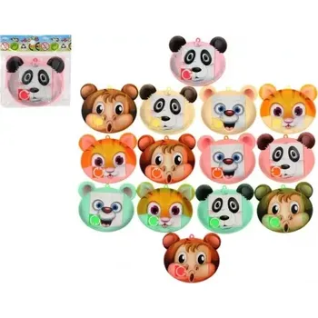 Hlavolam Teddies Přesouvačka hlavolam zvířátko plast 7x6cm mix druhů