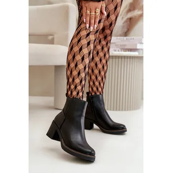 Dámská zimní obuv Boty na podpatku model 199403 Step in style 40