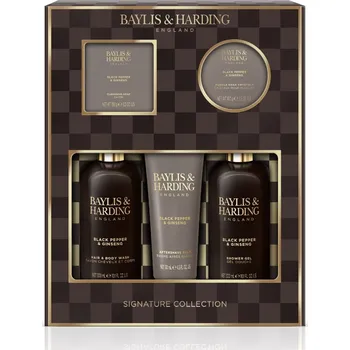 Kosmetická sada Baylis & Harding Pánská sada péče o tělo Černý pepř & Ženšen 5 ks