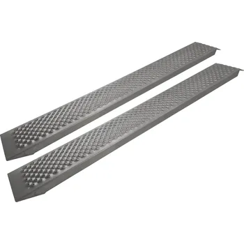 Nakládací rampa pro vozidlo Nájezdová rampa hliníková hd - dlouhá, q-tech (1 pár)