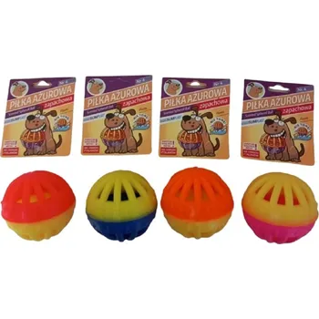 Hračka pro psa Míč gumový děrovaný č.4, s vůní 8cm