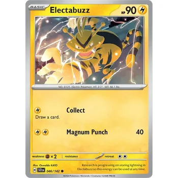 Karetní hra Electabuzz 046/142 - Stellar Crown Typ karty: Non-Holo