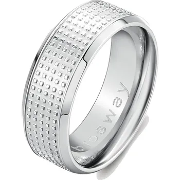 Prsten Brosway Výrazný pánský prsten z oceli Bullet BUL67 63 mm + 2 měsíce na vrácení zboží