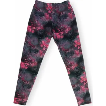 dosupliku Dívčí legíny mrazivá kresba růžová 104