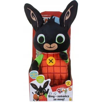 plyšák Golden Bear Bing, Tancující Králík - Interaktivní plyšový mazlíček přítulníček 37 cm Bing