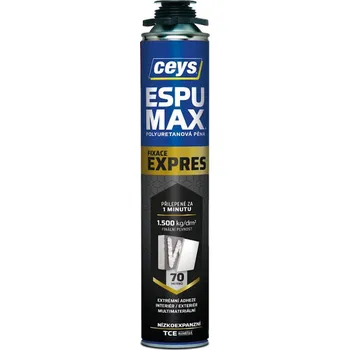Průmyslové lepidlo Ceys Espumax expres montážní pěna, pistolová, 750 ml