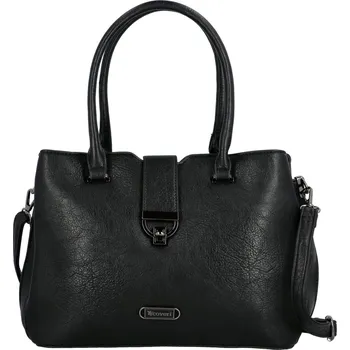 Kabelka Stylová dámská koženková kabelka na rameno Laurencia, černá