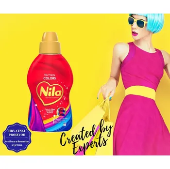 Prací prostředek Saponia Prací gel Nila My happy colors 2,7l