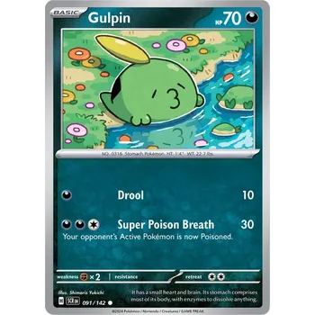 Karetní hra Gulpin 091/142 - Stellar Crown Typ karty: Non-Holo