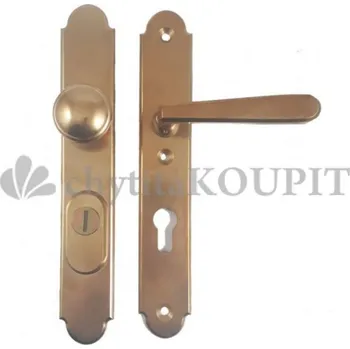 Dveřní kování STAR Bezpečnostní kování Alt-Wien s překrytem (rozteč 72 mm) klika-klika