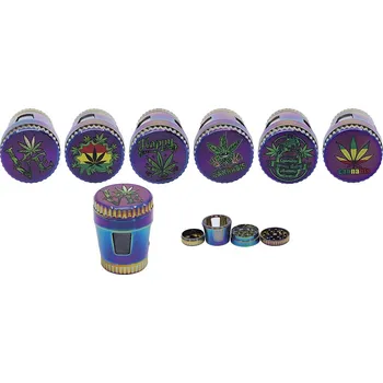 11498 Drtič tabáku 4x kov+plast ∅5cm MIX