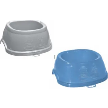 Miska pro psa Miska plastová č.2 - 0,6l šedá, nebo modrá