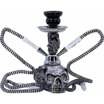Dýmka 69207 Vodní dýmka Skull 2x 25 cm