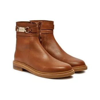 Dámské kozačky Polokozačky See By Chloé Signature SB43034A Hnědá 37