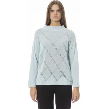 Dámský svetr Dámský svetr NW1106_VOLTERRA Baldinini Trend Barva: Modrá, Velikost: M