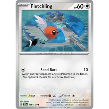 Karetní hra Fletchling 121/142 - Stellar Crown Typ karty: Non-Holo