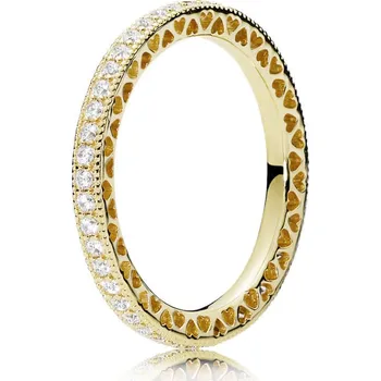 Oblečení a móda Pandora Třpytivý pozlacený prsten Shine 168655C01 52 mm + 2 měsíce na vrácení zboží