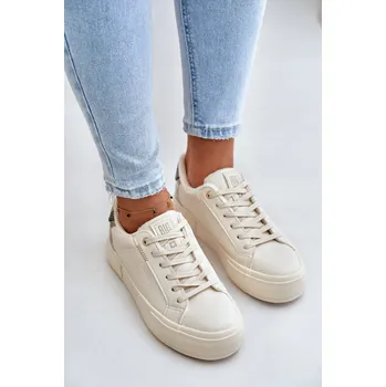 Dámské tenisky Zateplené dámské tenisky na platformě Big Star OO274A454 Barva: Béžová, Velikost: 41