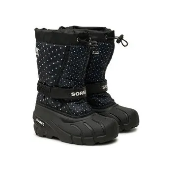 Chlapecké sněhule Sněhule Sorel Flurry™ Print 2114091010 Černá 35