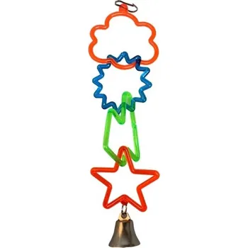 Hračka pro ptáka Ptačí hračka plast + 1x zvonek Tatrapet