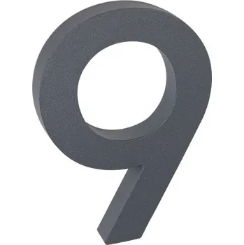 Železářství Richter Czech Hliníkové číslo v „3D“ provedení se strukturovaným povrchem RN.100LV.9.AL.AM.3D