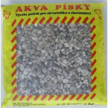 Dekorace do akvária Akvarijní štěrk č.13 Lhota 3kg mix /1ks