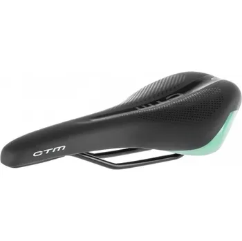 Sedlo na kolo Sedlo CTM Charisma, černá/morská zelená