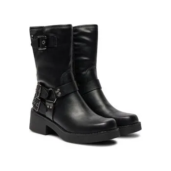 Dámské kozačky Polokozačky Refresh 172121 Černá 36