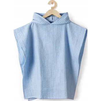 DĚTSKÉ KOUPÁLKOVÉ PONČO S KAPUCÍ KAPUCÍ, POVLAK NA RUČNÍK, BAVLNA , WAFFÉ, JUKKI