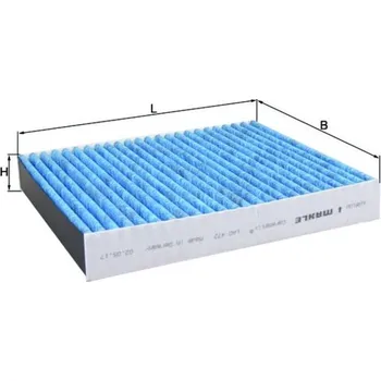 Ventilátor topení a klimatizace Filtr, vzduch v interiéru KNECHT LAO 472
