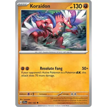 Karetní hra Koraidon 090/142 - Stellar Crown Typ karty: Non-Holo