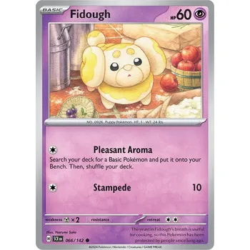 Sběratelská karetní hra Fidough 066/142 - Stellar Crown Typ karty: Non-Holo