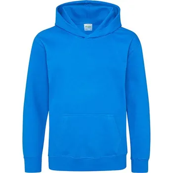 Chlapecká mikina Just Hoods Dětská mikina s kapucí Just Hoods Kobaltově modrá 3/4 (XS)