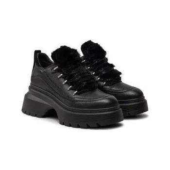 Dámské polobotky Polobotky MICHAEL Michael Kors Shiloh Bootie 40F4SSFE5L Černá 36