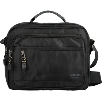 Kabelka Pánská látková pracovní taška Coveri Kupri, černá