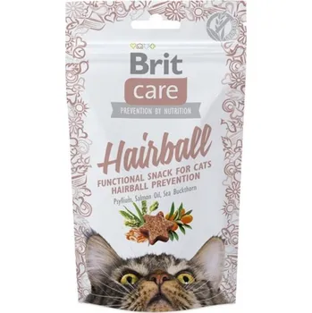 Pamlsek pro kočku Brit care cat snack Hairball 50g 1ks/12ks