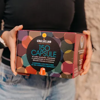 Caffe Guglielmo Nespresso INTENSO 150 Kapslí