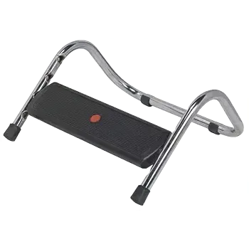 Podložka pod nohu COMFORT FOOT 05, podložka pod nohy černá/chrom