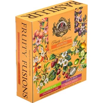Čaj Basilur Without Hibiscus Assorted přebal 40x1,8g bez ibišku