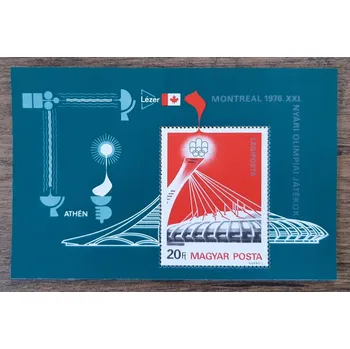 Poštovní známka Maďarsko ** aršík Bl 119, LOH Montreal 1976