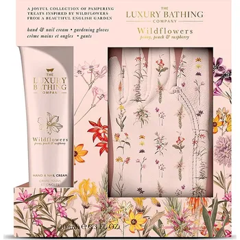 Kosmetická sada Grace Cole Wildflowers Dárková sada krému na ruce a zahradních rukavic