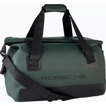 Cestovní taška PORSCHE DESIGN Active 2.0 travel bag Taška na cestování petrolejová zelená (Multifunkční,robustní, voděodolná cestovní taška s rolovacím vrškem a pásovým systémem pro připevnění do auta.)