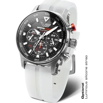 Hodinky Hodinky Vostok Expedition South Pole Solar Power Chronograf VR42-592A761S luminous + Dárek zdarma