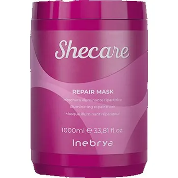 Vlasová regenerace Inebrya SHECARE Repair Mask maska na vlasy pro rozzáření a regeneraci 1000 ml + Prodloužená možnost vrácení zboží do 30 dnů.