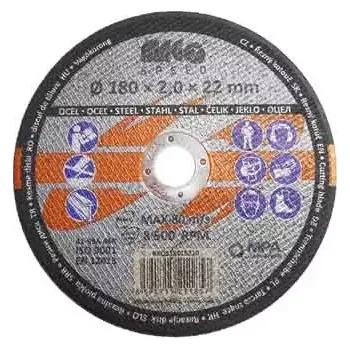 Řezný kotouč Řezný kotouč na kov 180x2,0x22mm MAGG SPEED (RKQS18020220)