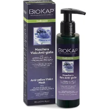 Vlasová regenerace BioKap Bellezza Anti-Yellow Violet Mask 150 ml